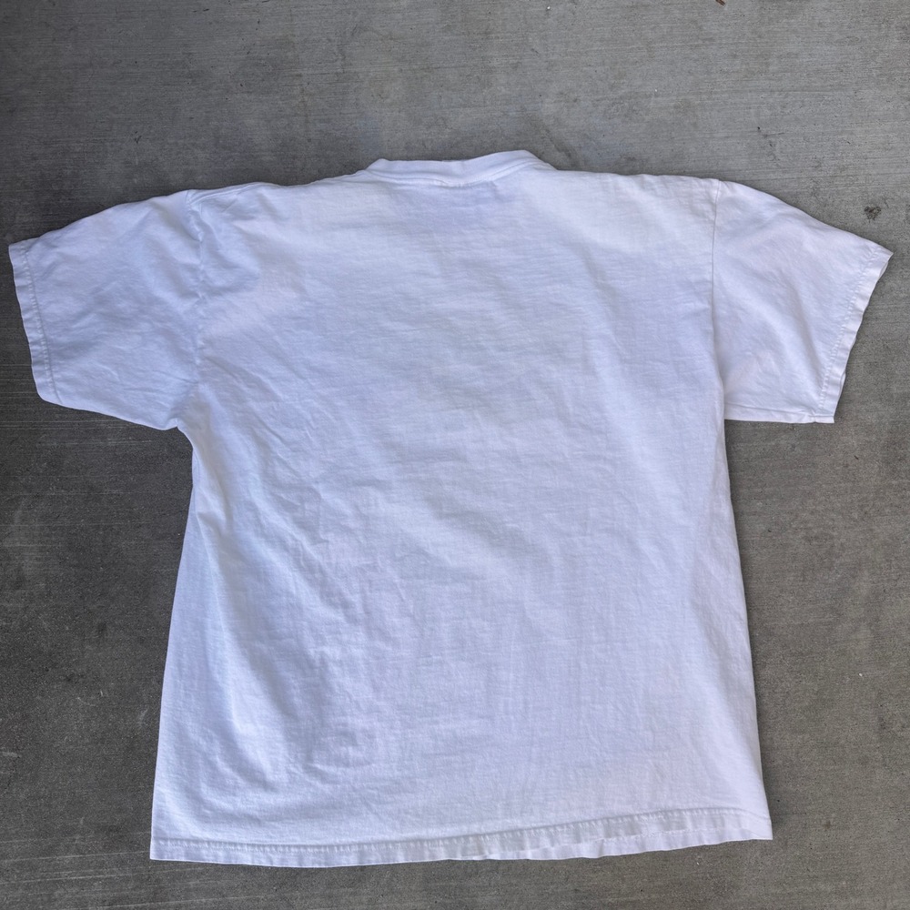 Vintage Lee Washington DC Cherry Blossom T-Shirt White XL Made in USA Cotton - Picture 6 of 6